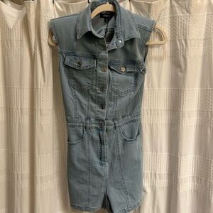 Vest Denim Romper